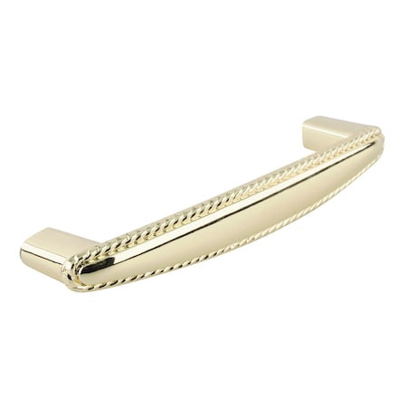 Amerock Cabinet Bar Pull 3-3/4 in. Center To Center For All Type Of Cabinet Hardware Polished Brass BP530043